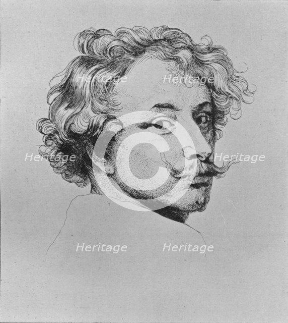 'Portrait of Vandyck', 1635. Artist: Anthony van Dyck.