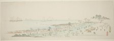 View of Goten Hill (Gotenyama no zu), from the series "Thirteen Views of the Environs..., c. 1837/44 Creator: Ando Hiroshige.