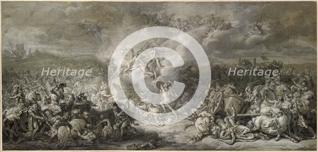 The Combat of Diomedes, 1776. Artist: David, Jacques Louis (1748-1825)
