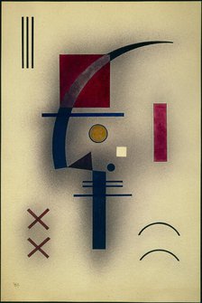 Kleines Weiss (Small White), 1928. Creator: Kandinsky, Wassily Vasilyevich (1866-1944).