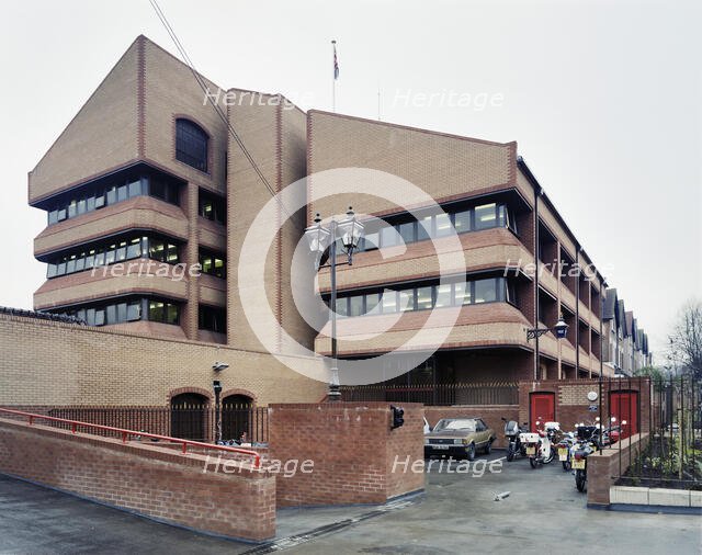 South Norwood Police Station, Oliver Grove, South Norwood, Croydon, London, 29/11/1988. Creator: John Laing plc.