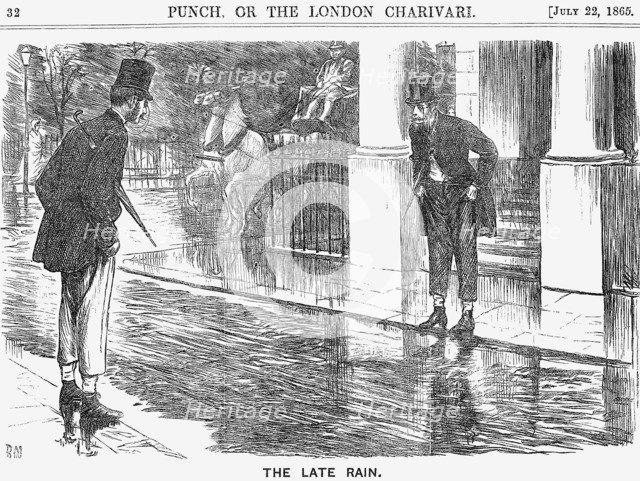 'The Late Rain', 1865. Artist: George du Maurier