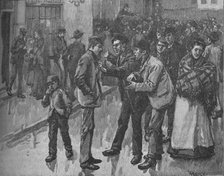 'Scene During The Preston Strike', c1890. Artist: William Rainey.