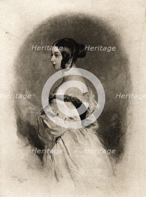 'Queen Victoria at the Age of Twenty', 19th century. Artist: Cockerell
