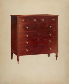 Chest of Drawers, c. 1939. Creator: Isidore Sovensky.