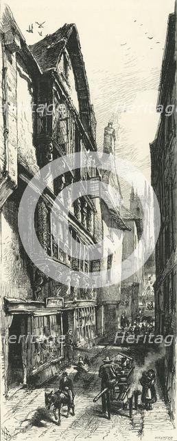 'Street in Dartmouth', c1870.