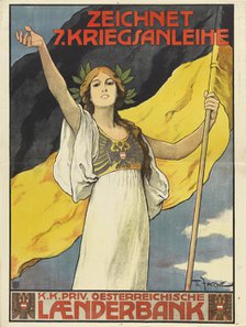 Subscribe to the 7th War Loan, 1917. Creator: Zasche, Theodor (1862-1922).