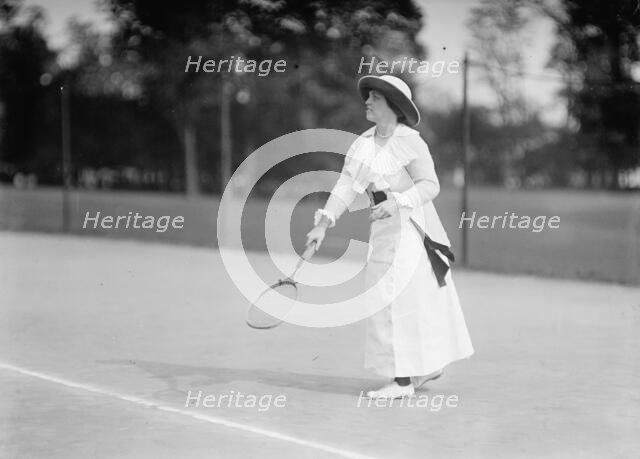 Mrs. J. Upshur Morehead, Tennis Tournament, 1913. Creator: Unknown.