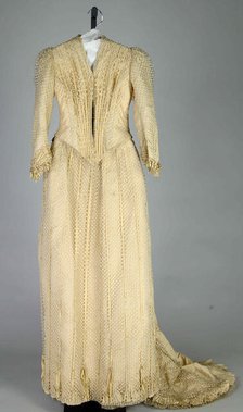 Afternoon dress, American, 1888. Creator: M. C. Daly.