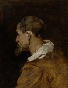 Head Study, c1618-1620. Creator: Anthony van Dyck.