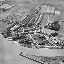 Goole Shipbuilding and Repairing Co Ltd Works, Goole, East Riding of Yorkshire, 1950. Artist: Aerofilms.