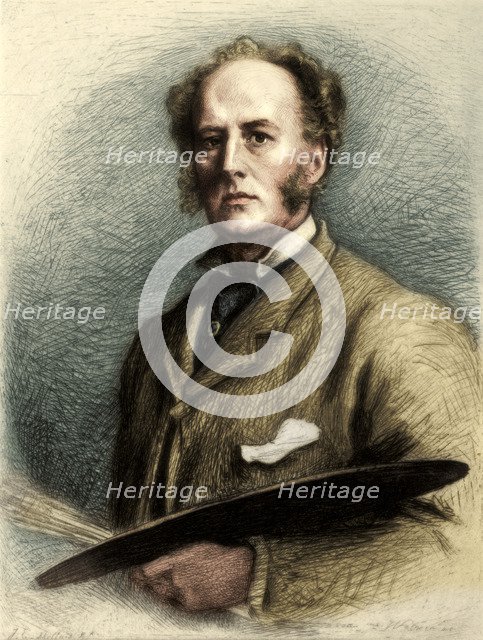 John Everett Millais, British artist, c1880-1882. Artist: Charles Waltner.