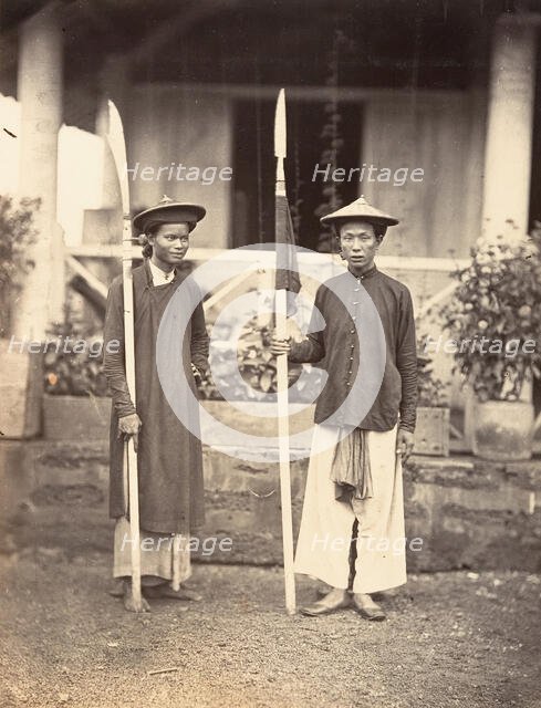 Matas (Miliciens indigènes), 1866. Creator: Emile Gsell.