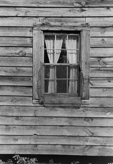 Bedroom window of Bud Fields' home, Hale County, Alabama, 1936. Creator: Walker Evans.