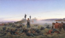The Morning After the Battle of Isted 25 July 1850, 1876. Creator: Jorgen Sonne.