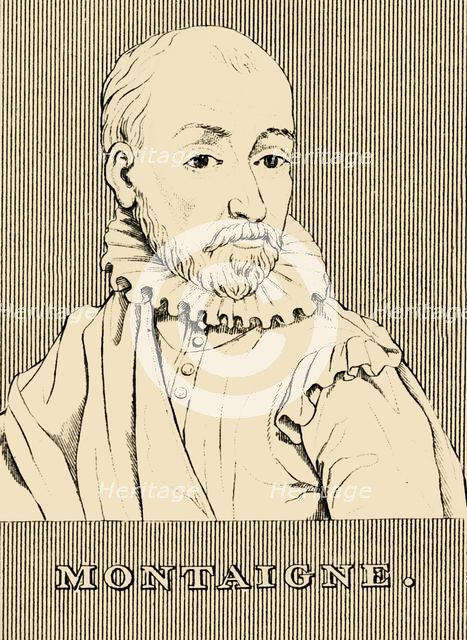 'Montaigne', (1533-1592), 1830. Creator: Unknown.