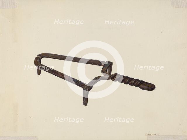 Trivet, c. 1939. Creator: William O. Fletcher.