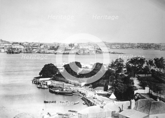 The quay, Sydney, New South Wales, Australia, 1870-1880. Artist: Unknown