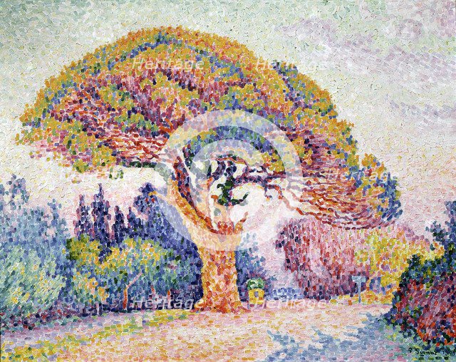 'Le Pin de Bertaud at Saint-Tropez', 1909.  Artist: Paul Signac