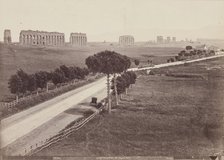 The Appian Way and Ruins of the Aqua Claudio, late 19th century. Creator: Unknown.