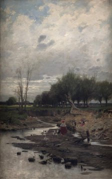 Landscape from the Environs of Krakow, 1886, 1883. Creator: Roman Kochanowski.