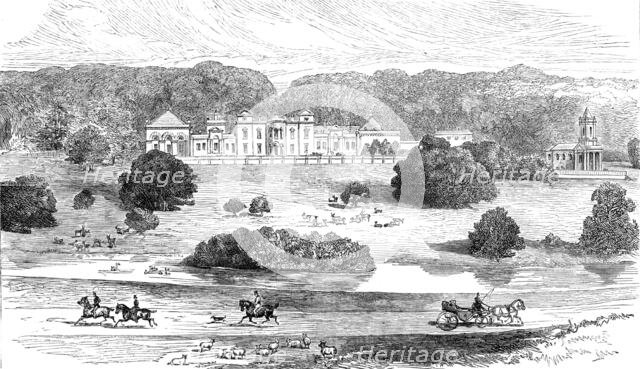 Normanton Park, Rutlandshire - view from North-West, 1881.  Creator: Unknown.