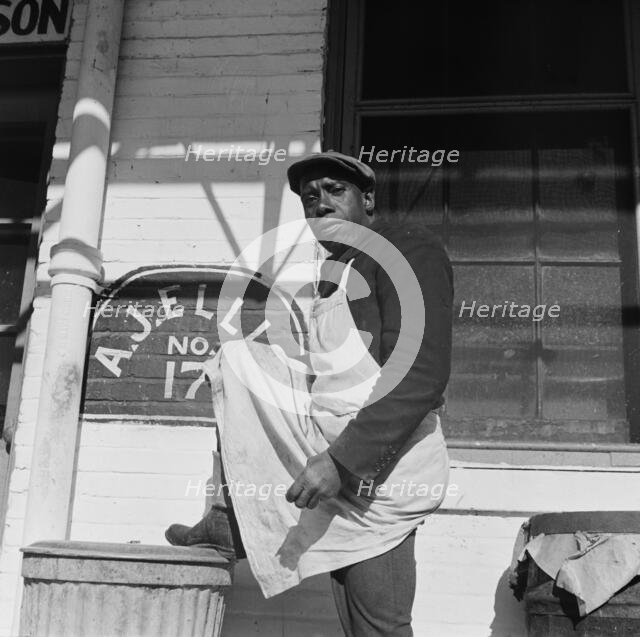 Dock worker, Washington, D.C., 1942. Creator: Gordon Parks.
