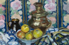 Thumbnail image of Still Life with a Samovar, 1929. Creator: Stanislaus Kamocki.