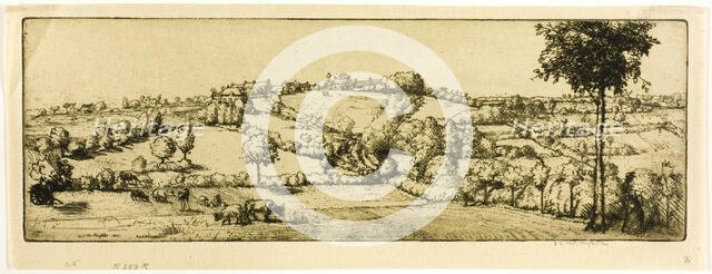 Landscape, Brittany, 1907. Creator: Donald Shaw MacLaughlan.