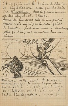 The Sower, Letter to Theo from Arles, c. 25 November 1888. Artist: Gogh, Vincent, van (1853-1890)