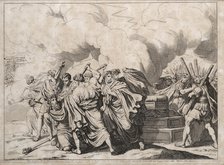 Romulus murdered by the senators, 1818. Creator: Pinelli, Bartolomeo (1781-1835).