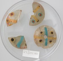 Bead Fragments, Coptic, 4th-early 5th century. Creator: Unknown.
