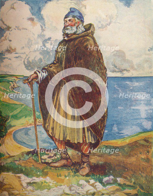 'A Man of the Time of Stephen', 1907. Artist: Dion Clayton Calthrop.