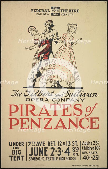 Pirates of Penzance, [193-]. Creator: Unknown.