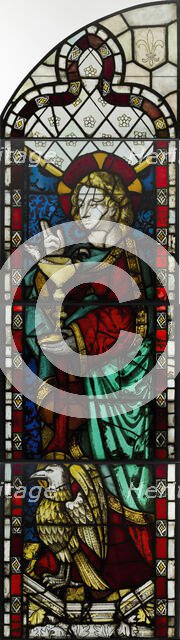 Panel with St. John The Evangelist, French, ca. 1500. Creator: Unknown.