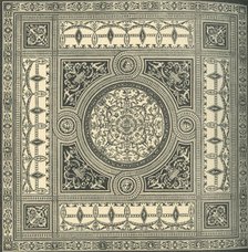 'Design for a ceiling', c1860s, (1881).  Creator: Unknown.