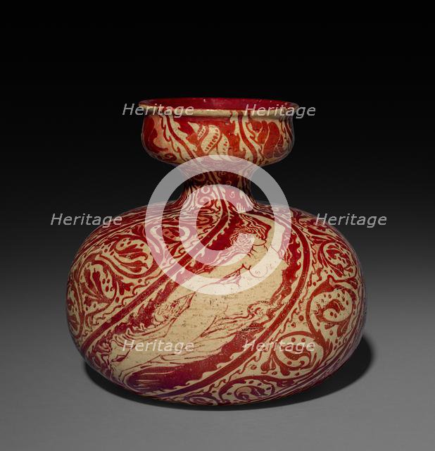 Vase, 1889. Creator: Walter Crane (British, 1845-1915); Maw & Co. (British (modern), 1850-1969).