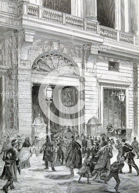 Attack on December 31, 1879 against King Alphonse XII of Spain and the Queen to coming into the p…