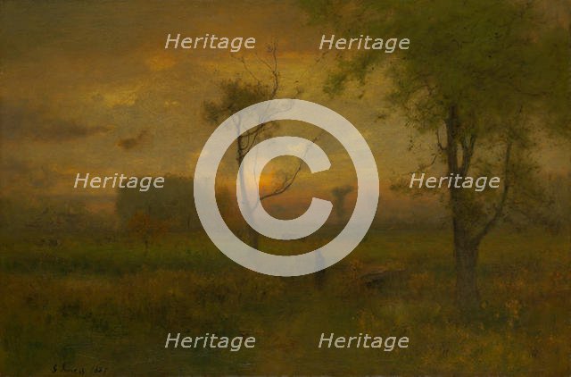 Sunrise, 1887. Creator: George Inness.