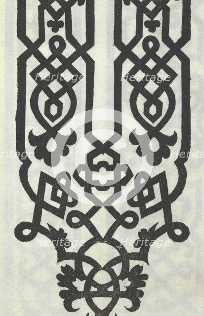 Libro quarto. De rechami per elquale se impara in diuersi modi lordine e il modo de re..., ca. 1532. Creator: Alessandro Paganino.