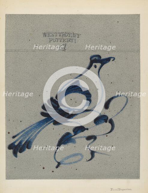 Crock, c. 1940. Creator: Jeanne Taylor.