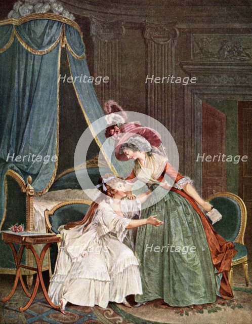 'L'Indiscretion', 1788, (1929). Artist: Jean-François Janinet   