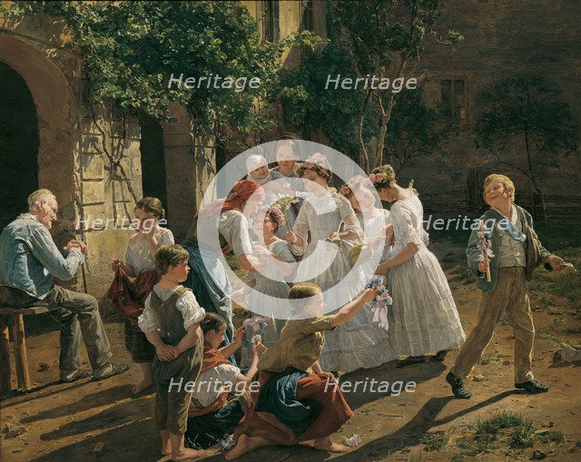 The morning of the Feast of Corpus Christi, 1857.