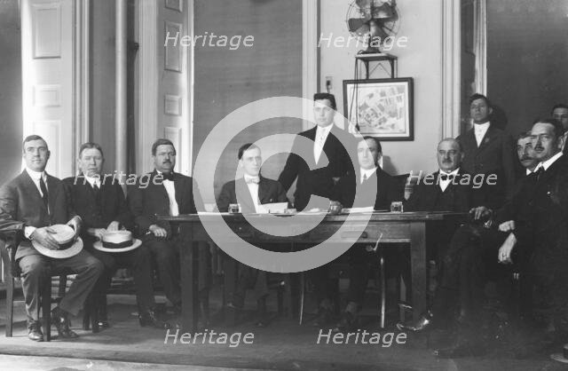 Aldermanic graft committee, between c1910 and c1915. Creator: Bain News Service.