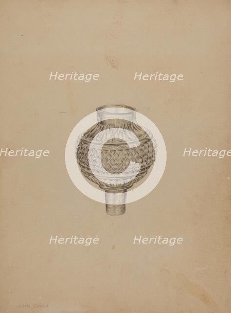 Peg Lamp, c. 1938. Creator: John Dana.