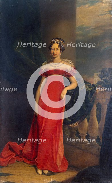 Portrait of Grand Duchess Maria Pavlovna of Russia', (1786–1859), 1822. Creator: Dawe, George (1781-1829).