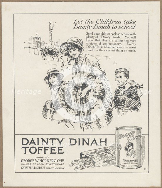 Dainty Dinah Toffee, c.1920. Creator: Wilfred Fryer.