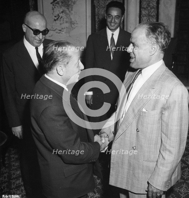 Habib Bourgibe (1903-2000), Tunisian President. Artist: Unknown