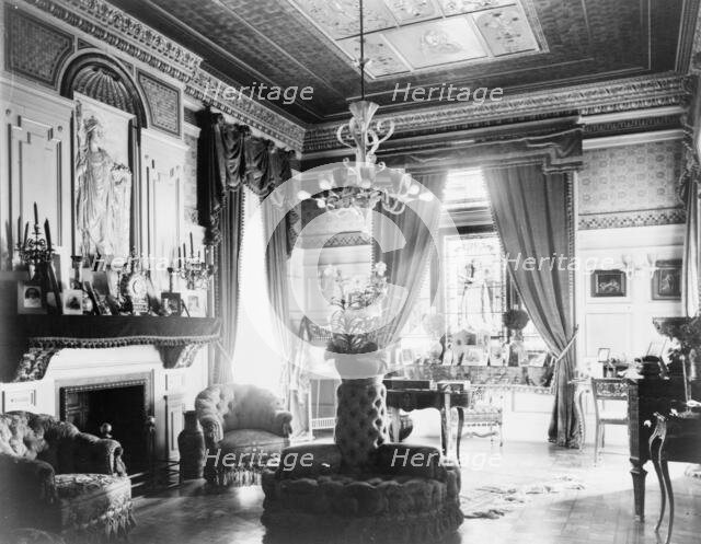 Interior view of Austrian Embassy, Washington, D.C., c1893. Creator: Frances Benjamin Johnston.