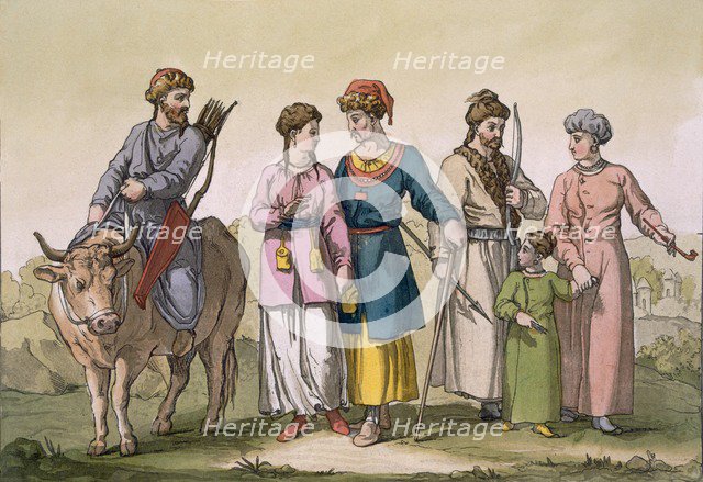 Taguri Tatars of the Crimea, c1820s-30s. Creator: D.K. Bonatti (fl. 1720-80).